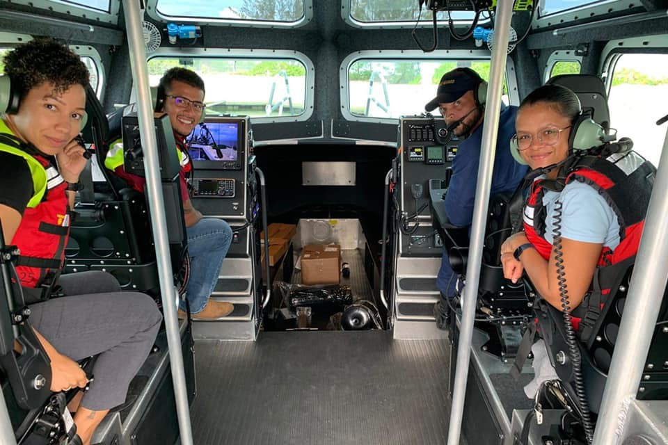 HMCI staff tour the Cayman Islands Coast Guard base