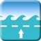 Sea level monitoring icon